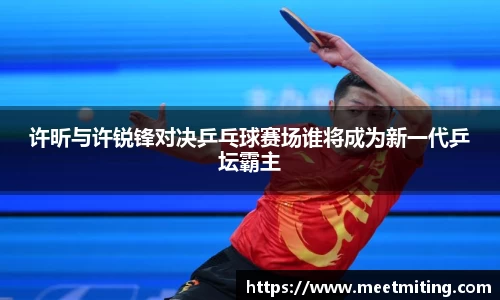 许昕与许锐锋对决乒乓球赛场谁将成为新一代乒坛霸主